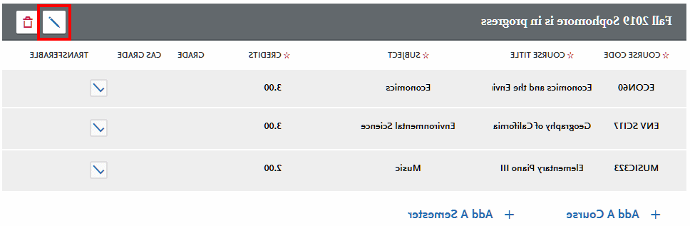 加州州立大学申请一月转学更新大学课程视图